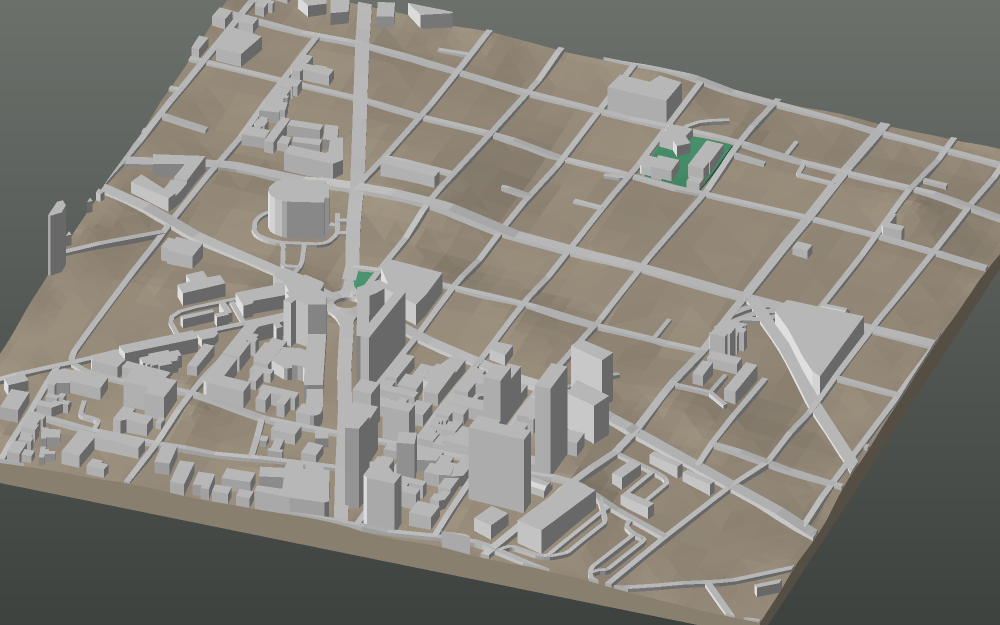 A 3D-printable model plate of Dakar — Plateau.