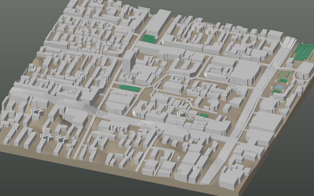 A 3D-printable model plate of Xi'an — Beilin.